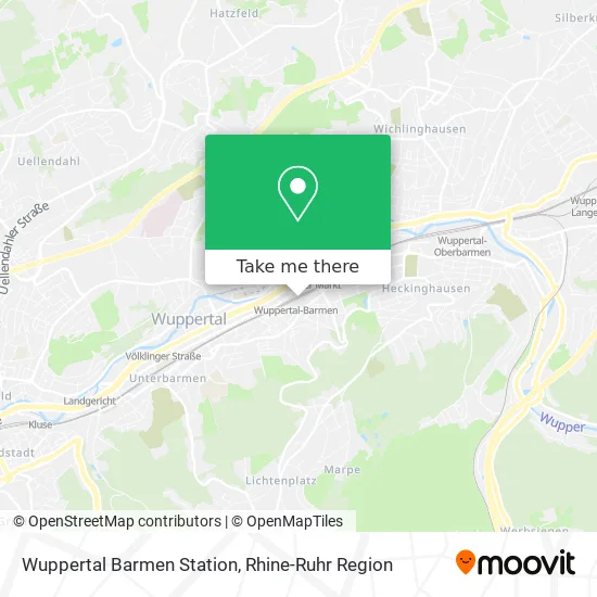 Карта Wuppertal Barmen Station
