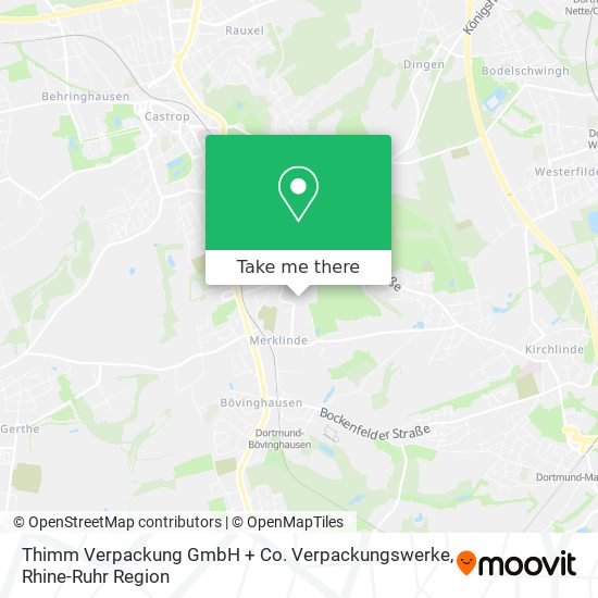 Карта Thimm Verpackung GmbH + Co. Verpackungswerke