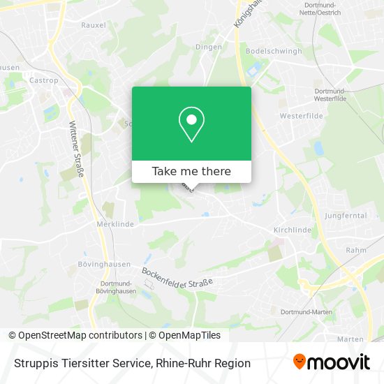 Struppis Tiersitter Service map