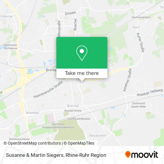 Susanne & Martin Siegers map