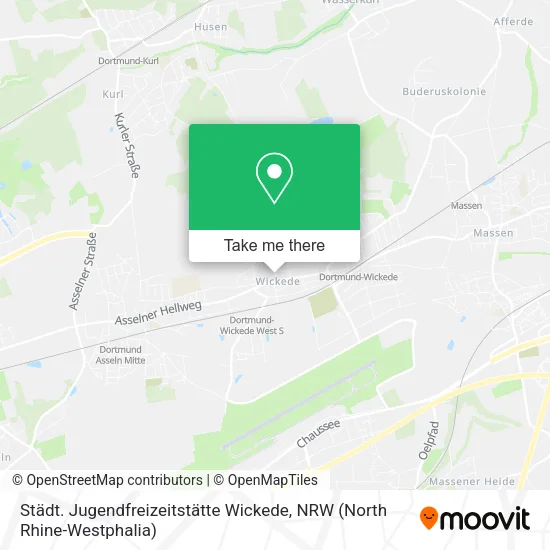Карта Städt. Jugendfreizeitstätte Wickede
