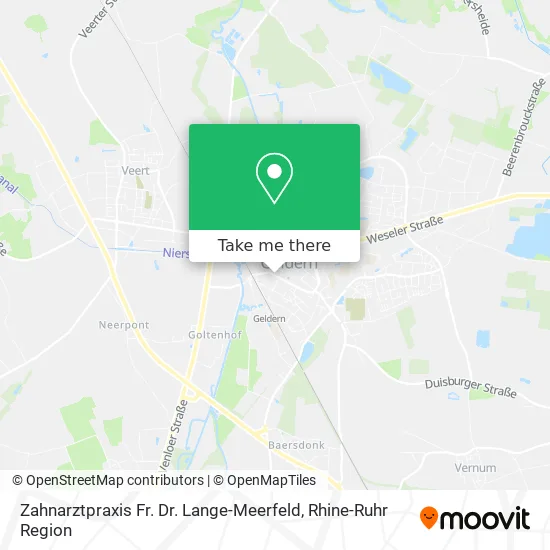 Карта Zahnarztpraxis Fr. Dr. Lange-Meerfeld