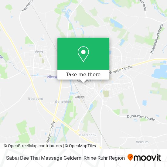 Sabai Dee Thai Massage Geldern map