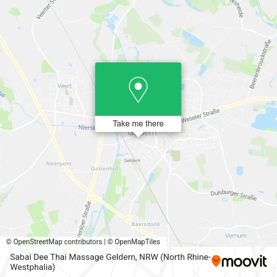 Карта Sabai Dee Thai Massage Geldern