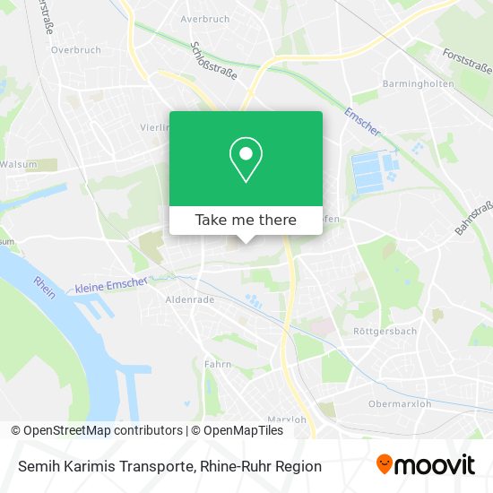 Semih Karimis Transporte map