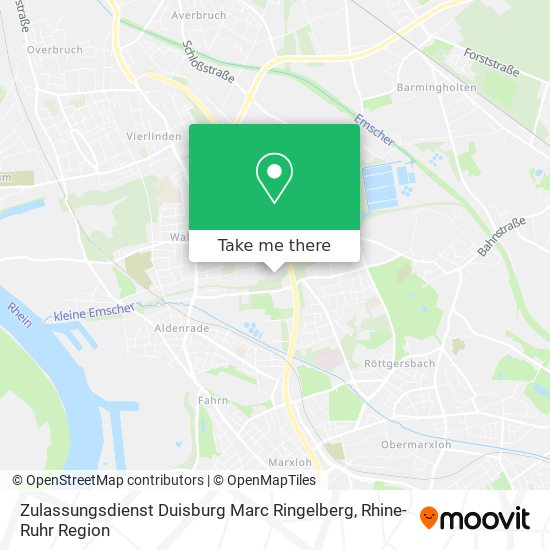 Zulassungsdienst Duisburg Marc Ringelberg map