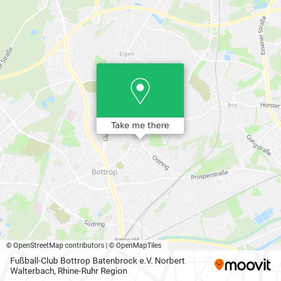 Карта Fußball-Club Bottrop Batenbrock e.V. Norbert Walterbach