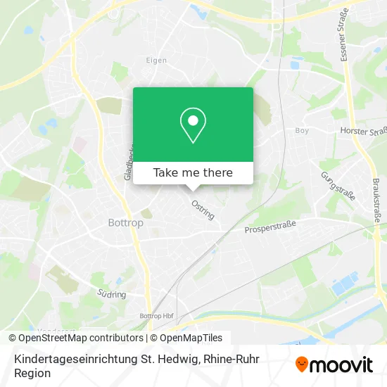 Карта Kindertageseinrichtung St. Hedwig