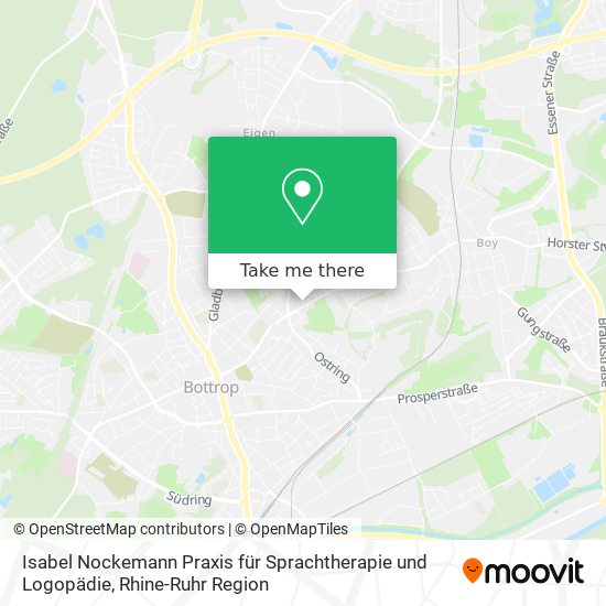 Isabel Nockemann Praxis für Sprachtherapie und Logopädie map