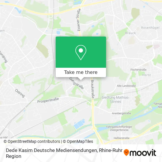 Карта Dede Kasim Deutsche Mediensendungen