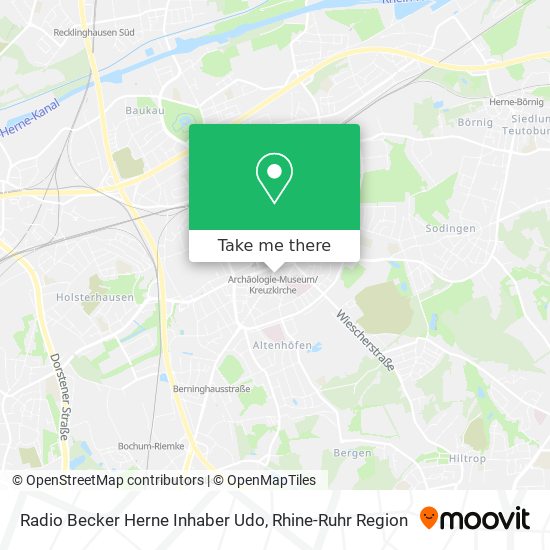 Radio Becker Herne Inhaber Udo map