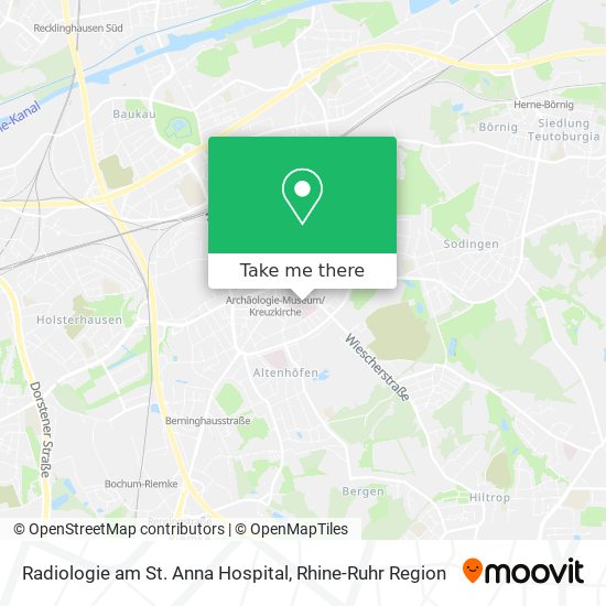 Radiologie am St. Anna Hospital map