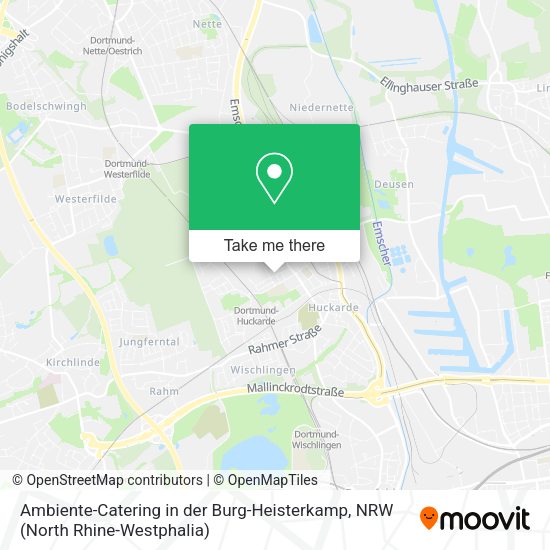 Карта Ambiente-Catering in der Burg-Heisterkamp