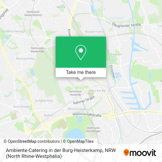 Карта Ambiente-Catering in der Burg-Heisterkamp