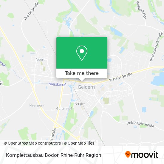 Komplettausbau Bodor map