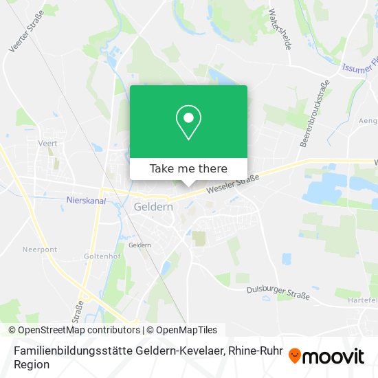 Карта Familienbildungsstätte Geldern-Kevelaer