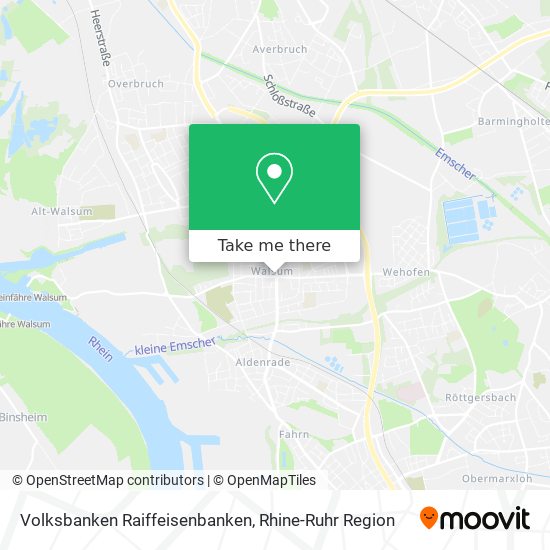 Volksbanken Raiffeisenbanken map