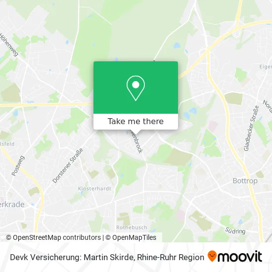 Карта Devk Versicherung: Martin Skirde
