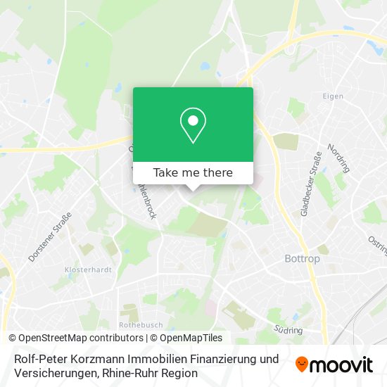 Карта Rolf-Peter Korzmann Immobilien Finanzierung und Versicherungen