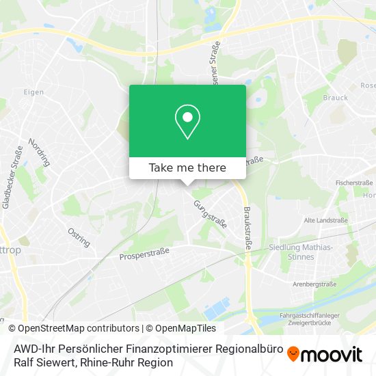 AWD-Ihr Persönlicher Finanzoptimierer Regionalbüro Ralf Siewert map