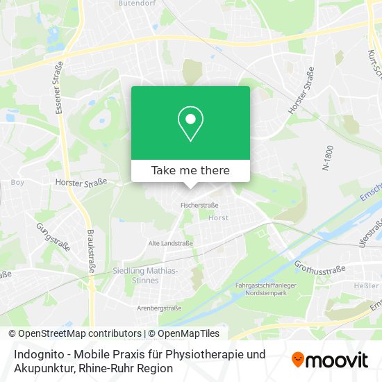 Indognito - Mobile Praxis für Physiotherapie und Akupunktur map