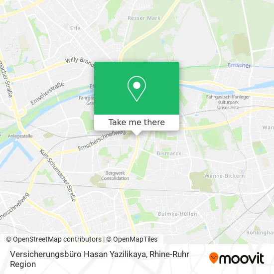 Карта Versicherungsbüro Hasan Yazilikaya