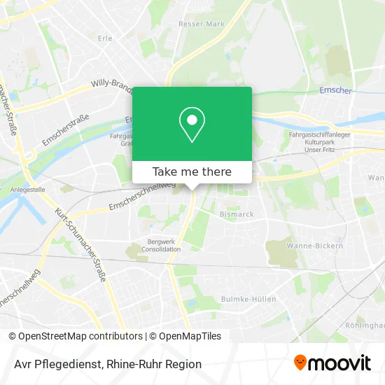 Карта Avr Pflegedienst