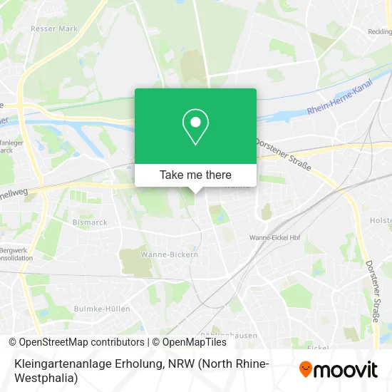 Карта Kleingartenanlage Erholung