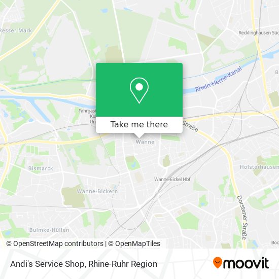 Andi's Service Shop map