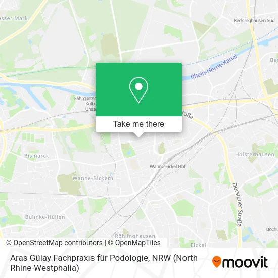 Карта Aras Gülay Fachpraxis für Podologie