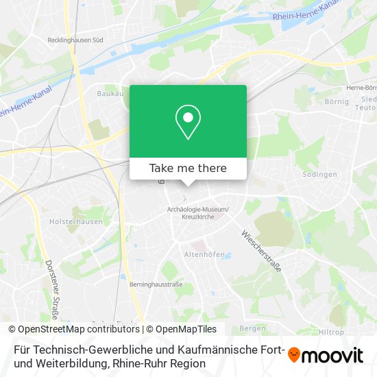 Für Technisch-Gewerbliche und Kaufmännische Fort-und Weiterbildung map