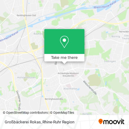 Großbäckerei Rokas map