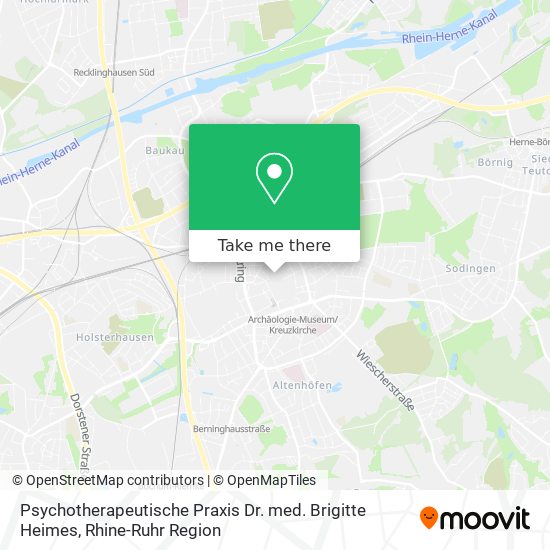 Psychotherapeutische Praxis Dr. med. Brigitte Heimes map