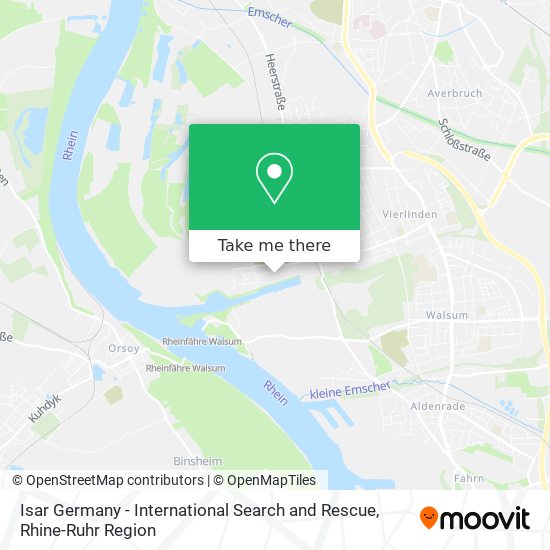 Isar Germany - International Search and Rescue map