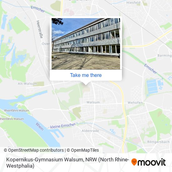 Kopernikus-Gymnasium Walsum map