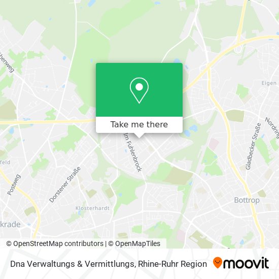 Dna Verwaltungs & Vermittlungs map