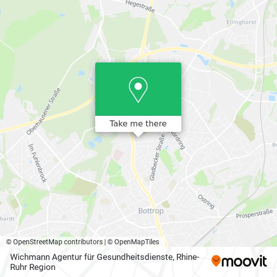 Wichmann Agentur für Gesundheitsdienste map