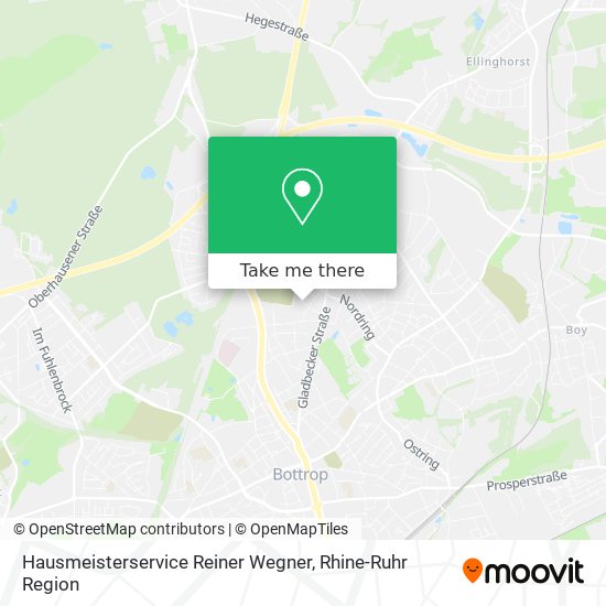 Hausmeisterservice Reiner Wegner map