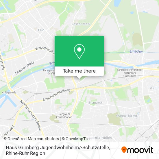 Haus Grimberg Jugendwohnheim / -Schutzstelle map