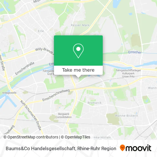 Карта Baums&Co Handelsgesellschaft