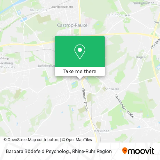 Карта Barbara Bödefeld Psycholog.