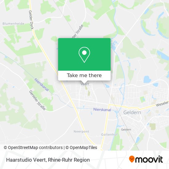 Haarstudio Veert map