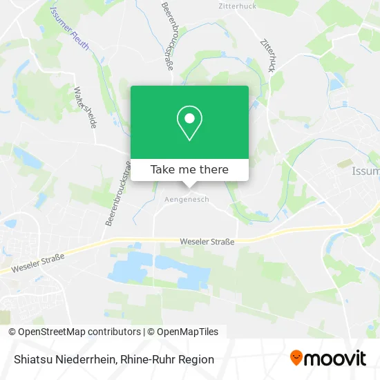 Карта Shiatsu Niederrhein