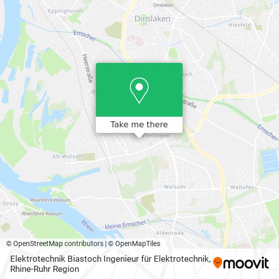 Elektrotechnik Biastoch Ingenieur für Elektrotechnik map