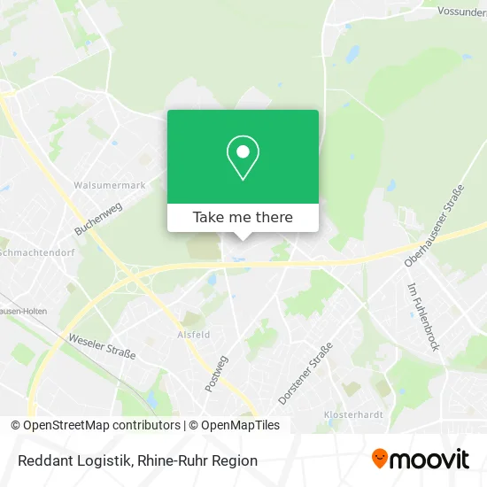 Карта Reddant Logistik