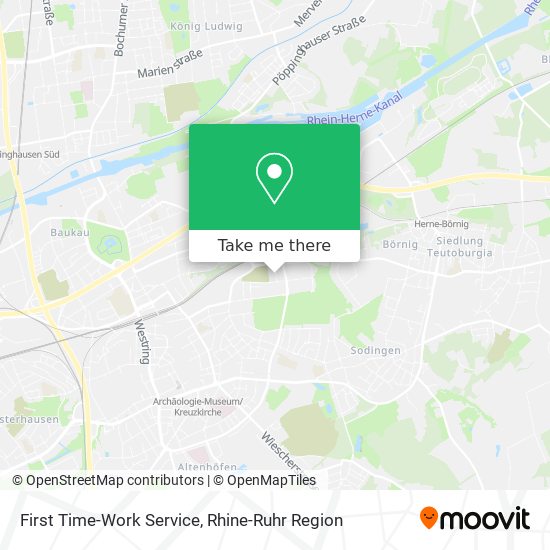 First Time-Work Service map