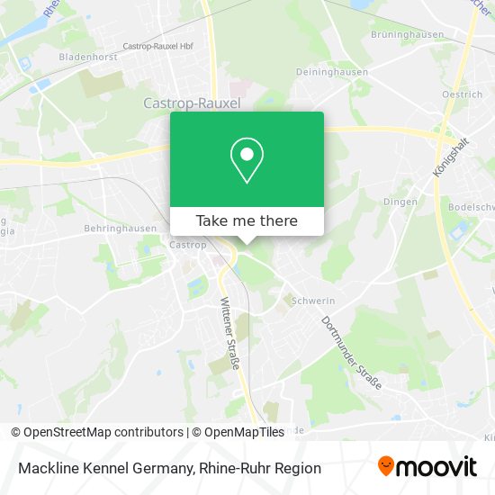 Mackline Kennel Germany map