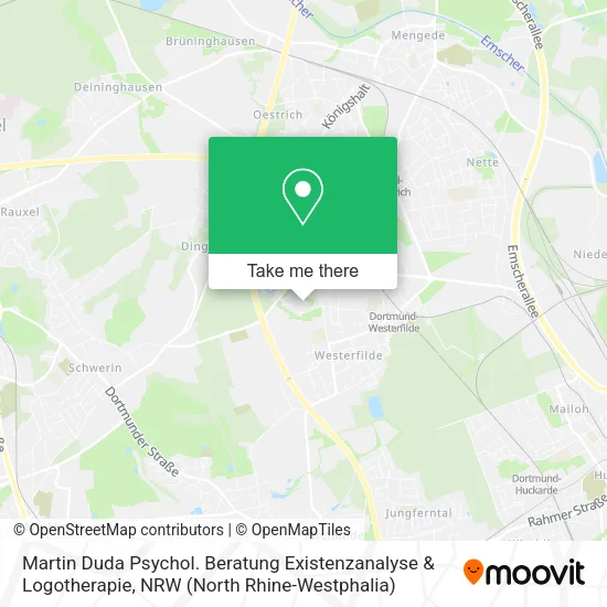 Карта Martin Duda Psychol. Beratung Existenzanalyse & Logotherapie