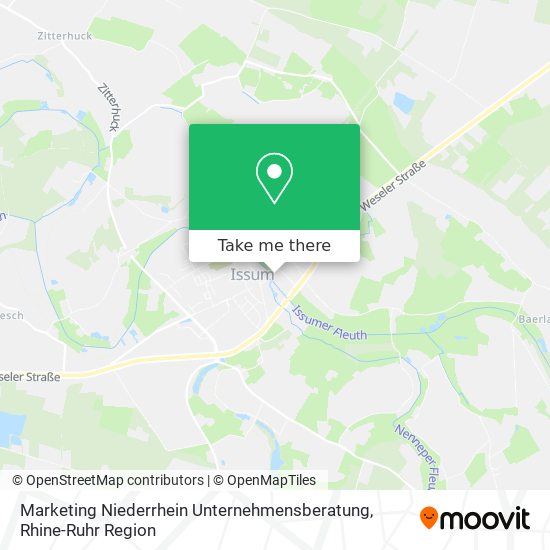 Marketing Niederrhein Unternehmensberatung map