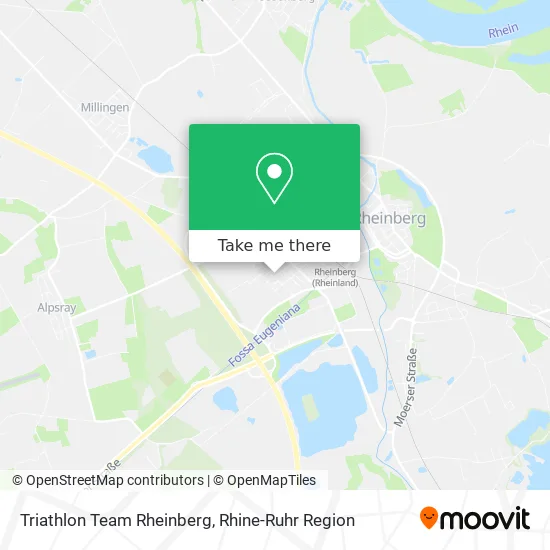 Карта Triathlon Team Rheinberg